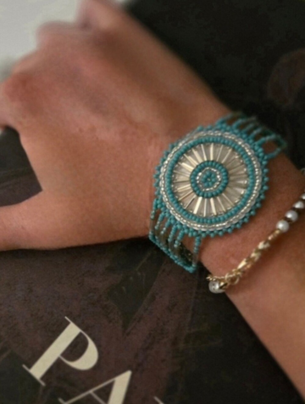 Hand-Made Beaded Bracelet